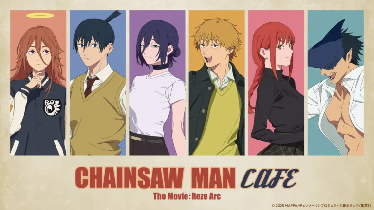 Chainsaw Man Reze Arc Cafe Hadir di Tokyo, Osaka, dan Nagoya Mulai September 2025