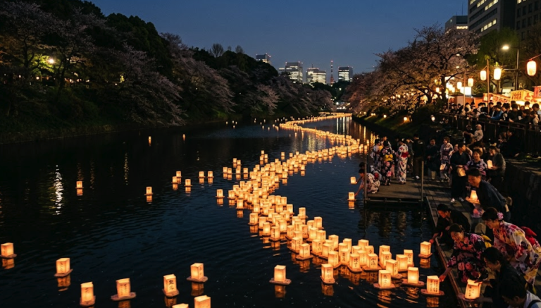 Festival Toro Nagashi Chidorigafuchi 2026: Ribuan Lentera Melayang di Parit Istana Tokyo