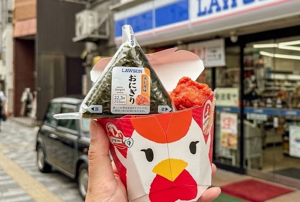 onigiri dan karaage kun lawson jepang